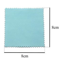 10 pcs 8x8cm Polishing Cloth Set Jewellery Cleaning Cloths For Silver,Gold,Brass & Most Other Metals Keep Jewellery Shining Tools