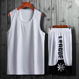 High Quality Men Basketball Uniforms kits Quick Dry Sports Shirts + Shorts Kids Basketball Jerseys Sets College Tracksuits