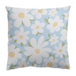 Pillow Case Flower Printed Cover With Exquisite Pattern Durable Easy To Clean Sofa Pillowslip Decorative For Home