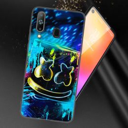 Marshmallow Dj Faces Phone Case For Samsung Galaxy A11 A30 A40 A41 A01 A03 Core A02 A10 A20 S A5 2017 A6 A8 Plus A7 2018 Cover