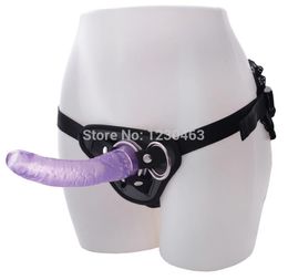 Adjustable Harness Strap On Dildo for Women Flexible Cock Realistic Dildos with Suction Cup Lesbian Adult Sex Toys Y2002265415110