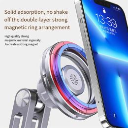 New Magnetic Desk Phone Stand for Tablet Cellphone Overhead Adjustable Metal Long Arm Phone Mount for Magsafe Iphone iPad Xiaomi