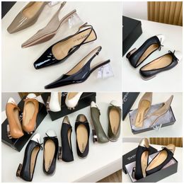 2024 designer sandals With Box Repetto Luxury Slippers Womens Vacation Crystal Heel Dancing Shoes Soft Room Platform Slip-On Size 35-39 GAI