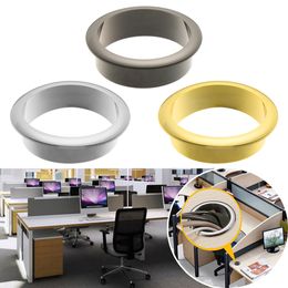 1Pcs 25-80MM Computer Desk Wire Hole Cover Ring Cable Grommets Outlet Port Wire Rack Organiser Round Gasket Furniture Hardware