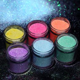 Iridescent Sugar Powder DIY Epoxy Resin Pigment Shiny Sand Effect Glitter Powder Candy Colour Handcrafts For Silicone Mould Filler