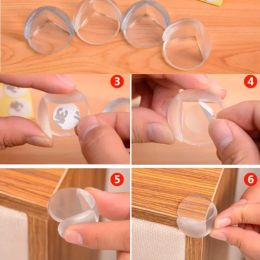 Baby Safety Bumper Protector 4/8/12Pcs Silicone Protective Sleeve Edge Protector Clear Table Desk Corner Edge Guard Cushion