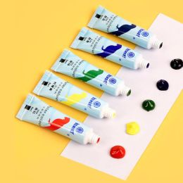 Watercolour acuarelas aquarelle /Acrylic Paint/Gouache Pigment with Brush 12 Colours 5ml Drawing Set for Kids Art Supplies