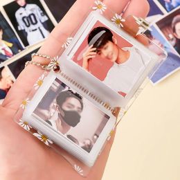 1/2 Inch 20 Pockets Small Photo Album Mini Photos Collect Book Creative Photo Album With Keychain Photocard Holder Cards Bag