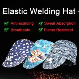 Welding Hat Flame Retardant Fire Resistant Head Protective Welding Hat Anti-scalding Hat Work Cap Welding Protective Equipment