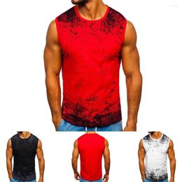 Men's Tank Tops Stylish Summer T-shirt Vest O Neck Men Slim All Match Fitness Comfortable