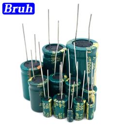 Aluminium Electrolytic Capacitor 6.3V 10V 16V 25V 63V 100V 400V High Frequency Low ESR 47UF 330UF 470UF 1000UF 2200UF 20% 2-100pc