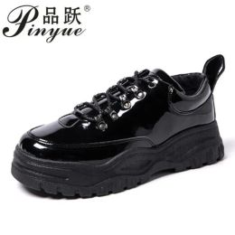 Boots Mens Sneakers Platform New Spring Hot Sale Shoes for Men Chunky Sneakers Black Breathable Comfortable