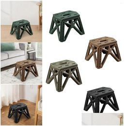 Camp Furniture Cam Folding Stool Outside Outdoor Foldable For Garden Yard Beach Drop Delivery Sports Outdoors Camping Hiking And Dhual