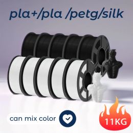 JAYO 3D Printer PLA/PLA Meta/PETG/SILK/PLA+/Wood/ Rainbow Filament 1.75mm 10 Rolls 3D Printing Materials for 3D Printer&3D Pen