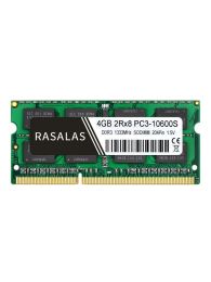 RAMs Rasalas 4GB 2Rx8 PC310600S DDR3 1333Mhz SODIMM 1,5V Notebook RAM 204Pin Laptop Memory sodimm NOECC