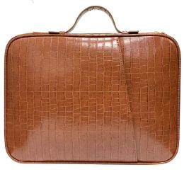 Trend Luxury Design Crocodile Pattern PU Leather File Bag for IPAD A4 Paper Document Books File