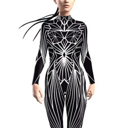 VIP FASHION Black Crystal Damage Costume Women Sexy Zentai Bodysuit Carnival Purim Cosplay Jumpsuit Funny Holiday Party Clothes