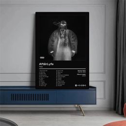 American Pop Hip Hop Rapper Yeat Posters Music Album Afterlyfe Aesthetic Pictures For Room Canvas Painting Art Wall Home Decor