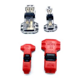 1PCS New 1/T Type 1pin/2pin Scotch Lock Quick Splice Wire Connectors for Terminals Crimp Electrical Car Audio 24-18AWG Wire Set