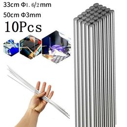 10 PCS Low Temperature Easy Melt Aluminum Universal Welding Rod Cored Wire Rod Solder Weld Bar For Propane Torch