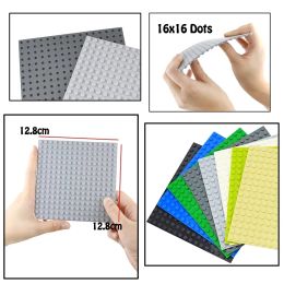 32x32 32x16 Dots BasePlate City Building Block Street Road Plates Classic Plastic Figures Brick Assembly Compatible Kid Toys