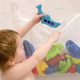 2pcs Bathroom Baby Toys Organiser Hanging Storage BagBeach Storage Mesh Bath Toys Eco-Friendly Mesh Child Kids Bath Toys Baskets