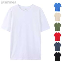 Camicie casual maschile 100% cotone maglietta bianca unisex maglietta a collo rotondo di alta qualità uomo maglietta Herren t-shirt uomo maglietta Homme Coton Franla de Algodon 2449