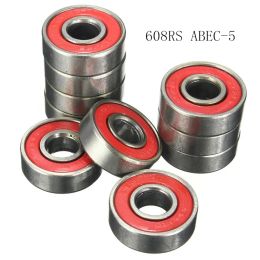 10PCS/Set 608RS/608-2RS/693ZZ Bearing ABEC-5 Skateboard Scooter 608 2RS Ball Bearing Miniature 693ZZ Roller Ball Bearings Kit