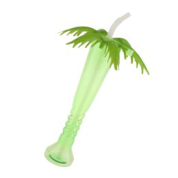Tropical Palm Tree Luau Yard Cup for Hawaiian Summer Beach Party Coconut Tree Drinks Cup Margaritas, Cold Drinks, Kids Parties