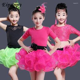 Stage Wear The Girls Latin Dance Skirt Children's Clothes And Clothing Fall Winter Costumes Grading