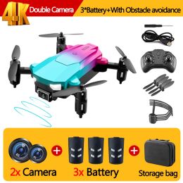 Drones ISM Mini HD 4K 1080P 2 Cameras Optical Flow Positioning Avoidance RC Toy WIFI FPV Drone Height Hold RC Foldable Quadcopter