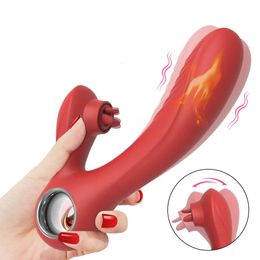 Tongue Licking Big Dildo Vibrator For Clitoris Massage Female Masturbator G Spot Stimulator sexy Machine Orgasm Toys Women