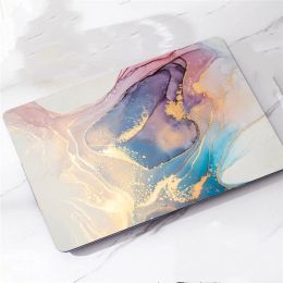 Cases Marble for Macbook Pro 13 Inch Case M2 2022 Cute A2338 M1 2020 Laptop Leaf A1706 A1502 Matte Shell Air 13.6 Clear Pro 14 2023