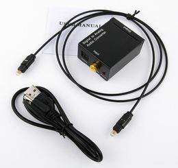 Digital to Analogue Audio Converter Adapter Digital Optical Fibre Coaxial RCA Toslink Signal to Analogue Audio Converter Home Theatre 9893157