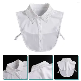 Wall Clocks False Collar Shirt Lace Chiffon Peplum Shirts Women Blouse Fake Blouses Detachable