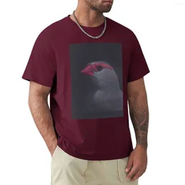Men's Polos Red Cap Finch T-Shirt Quick Drying Plus Sizes Funnys Tshirts For Men