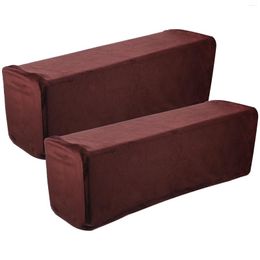 Chair Covers 2Pcs Universal Anti Sofa Arm For Couchs Elastic Protector Solid Colour