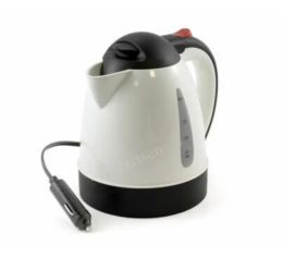 12V 24V Car Electric Kettle 1L Large Capacity Portable Travel Water Boiler Car Truck Travel Coffee Heated Tea Pot