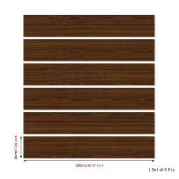 Embossed wood grain European stair stickers self-adhesive step surface cabinet stickers waterproof and anti-slip floor stickers