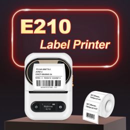 Printers Wireless Label Maker E210 Portable Bluetooth Thermal Label Printer with Adhesive Label Tape Similar as Phomemo M110 Labeller