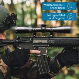 3-9x40NG Hunting Riflescope Tactical Long Range Optics Sight Scope Hunting Rifle Scope Crosshair Rifle Gun Accessory