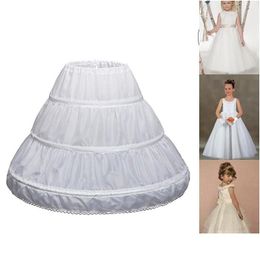 Skirts Ly 1 Pcs Children Kids Girl Petticoat Pannier Skirt 3 Hoops For Wedding Drop Delivery Dhy56
