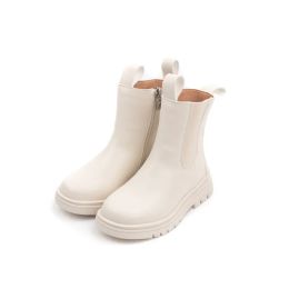 Boots Girls Boots Casual Autumn Winter PU Leather School Boy Shoes Fashion In Snow Boots 2021 NEW