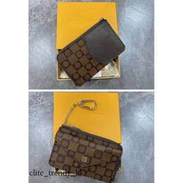 Louies Vuttion Bag ARD HOLDER RECTO VERSO Designer Fashion Womens Mini Zippy Organizer Wallet Coin Purse Bag Belt Charm Key Pouch Pochette 613