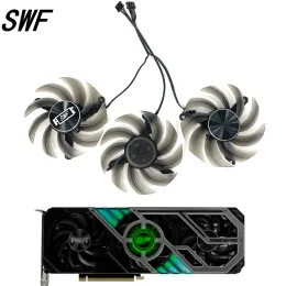 Pads FD8015U12D Cooling Fan For Palit GeForce RTX 3060 Ti 3070 3070Ti 3080 3080Ti 3090 Gamingpro OC Graphics Card Cooler