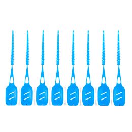 16Pcs/box Soft Silicone Interdental Brushing Cleaning Floss Adult Toothbrush Toothpick For Oral Care Gum And Teeth Cleaning Tool