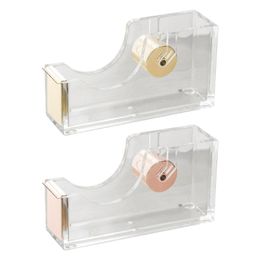 Acrylic Tape Dispenser Tape Dispenser Desk Office Desk Supplies Tape Holder Desktop Tape Dispenser Organier