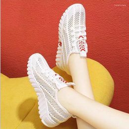 Fitness Shoes 2024 Sneaker For Women Summer Mesh Black White Female Fashionable Casual Soft Tenis Feminino