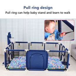 Kids Furniture Playpen For Children Large Dry Pool Baby Playpen Safety Indoor Barriers Home Playground Park For 0-6 Years