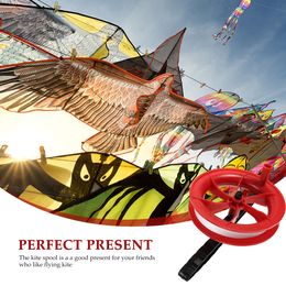 2 Pcs Kite Line Wheel Accessories Sports Tool Outdoor See Rice Noodle Wire Reel Child